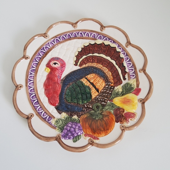 Vintage Fitz and Floyd Omnibus Canapé Plate - Picture 2 of 4